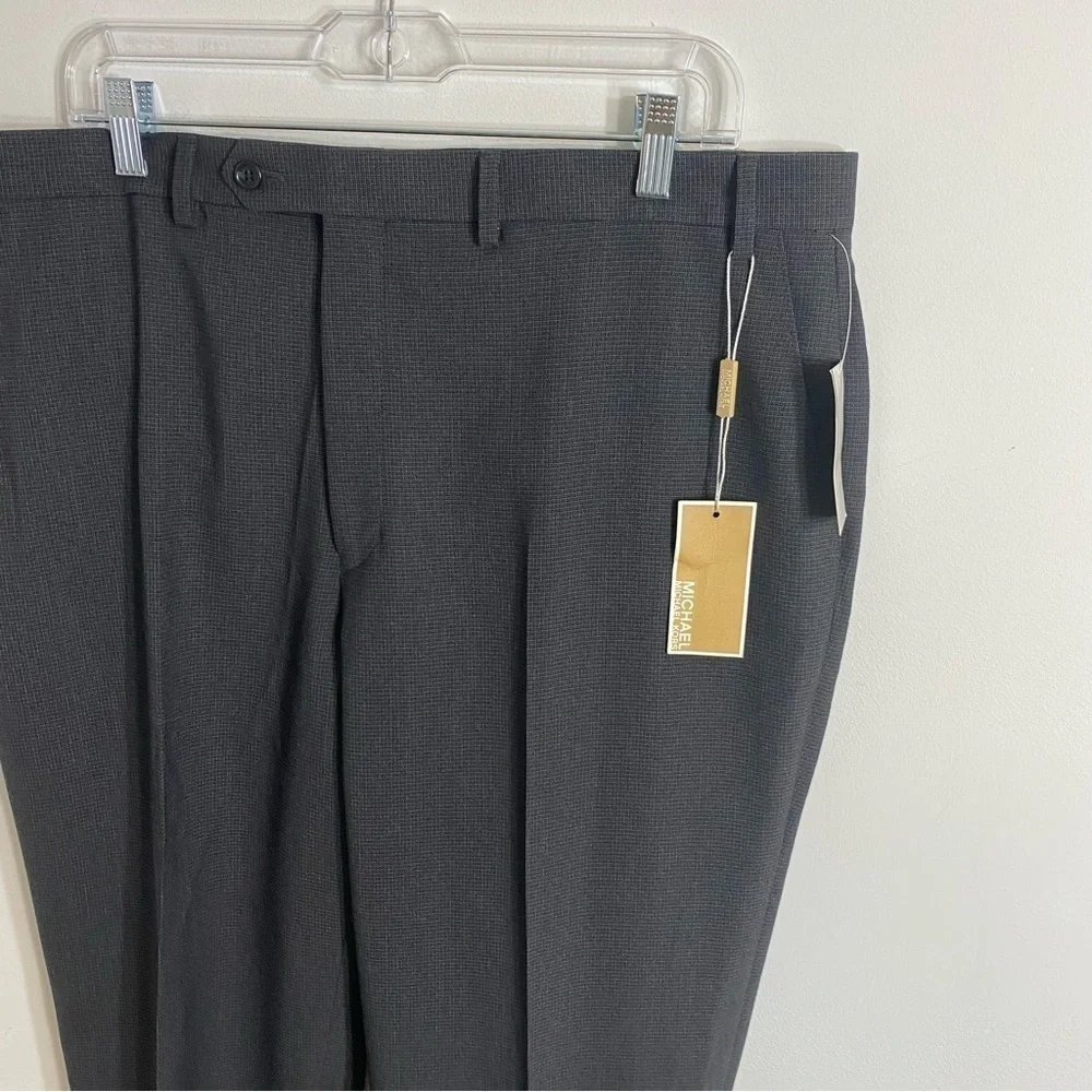 Michael Michael Kors Charcoal Dress Pants NEW 40x32 Gray Pleated